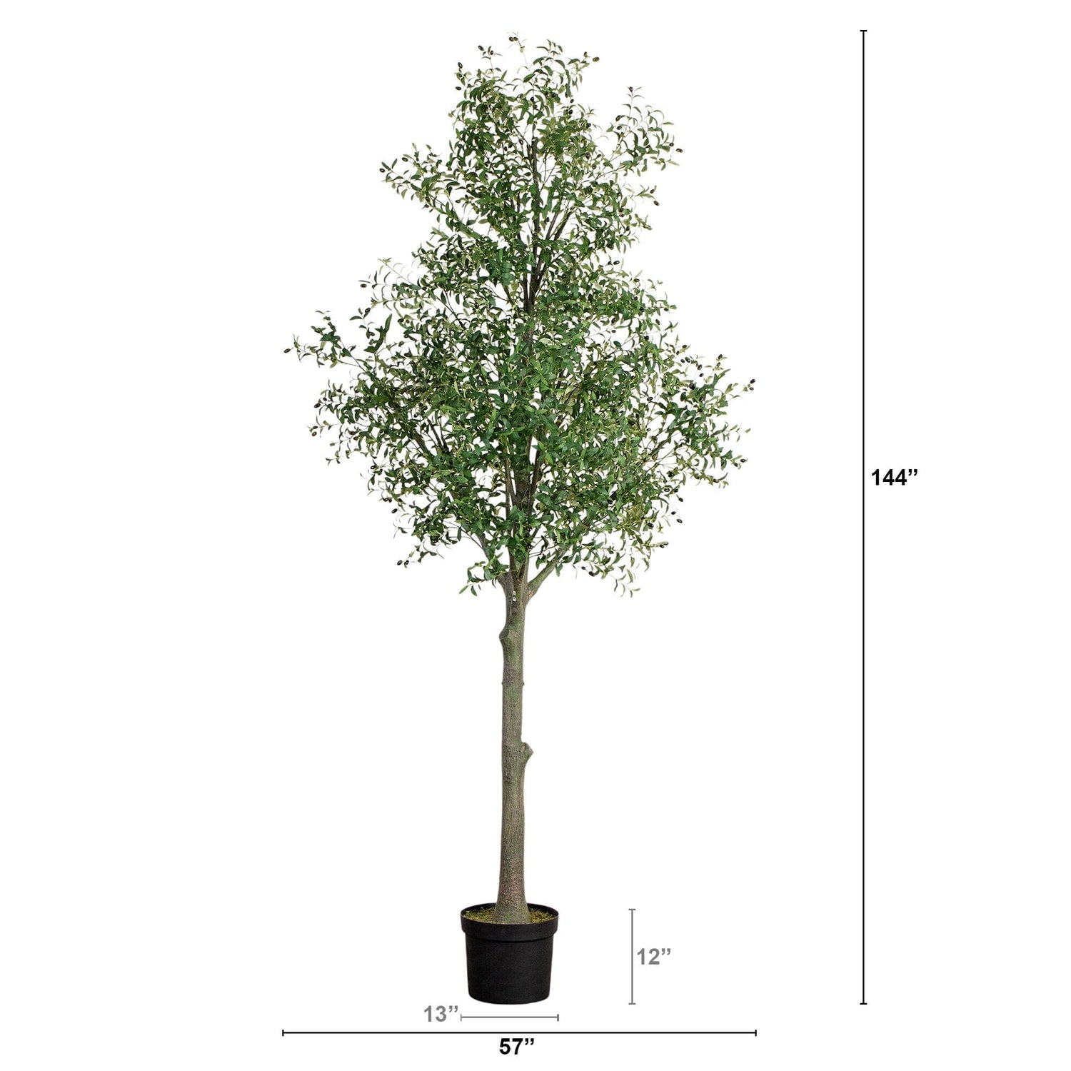 12’ Giant Artificial Olive Tree