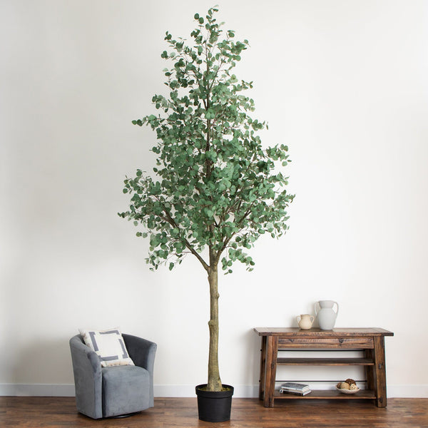 13’ Artificial Eucalyptus Tree