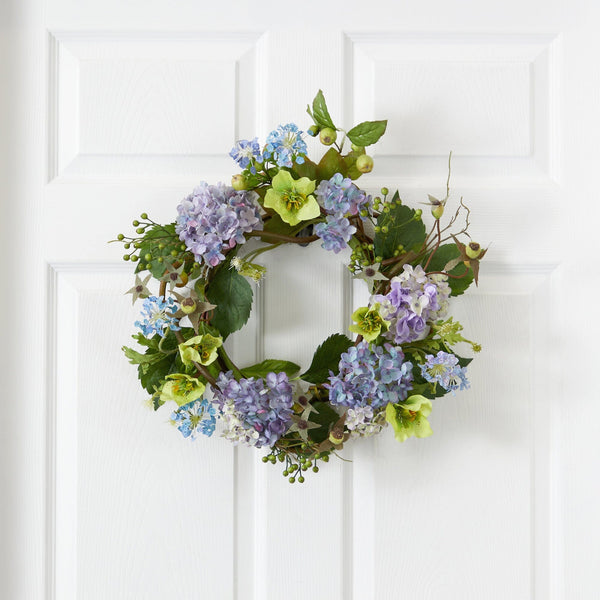 20" Hydrangea Wreath"