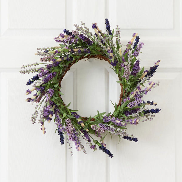 20" Lavender Wreath