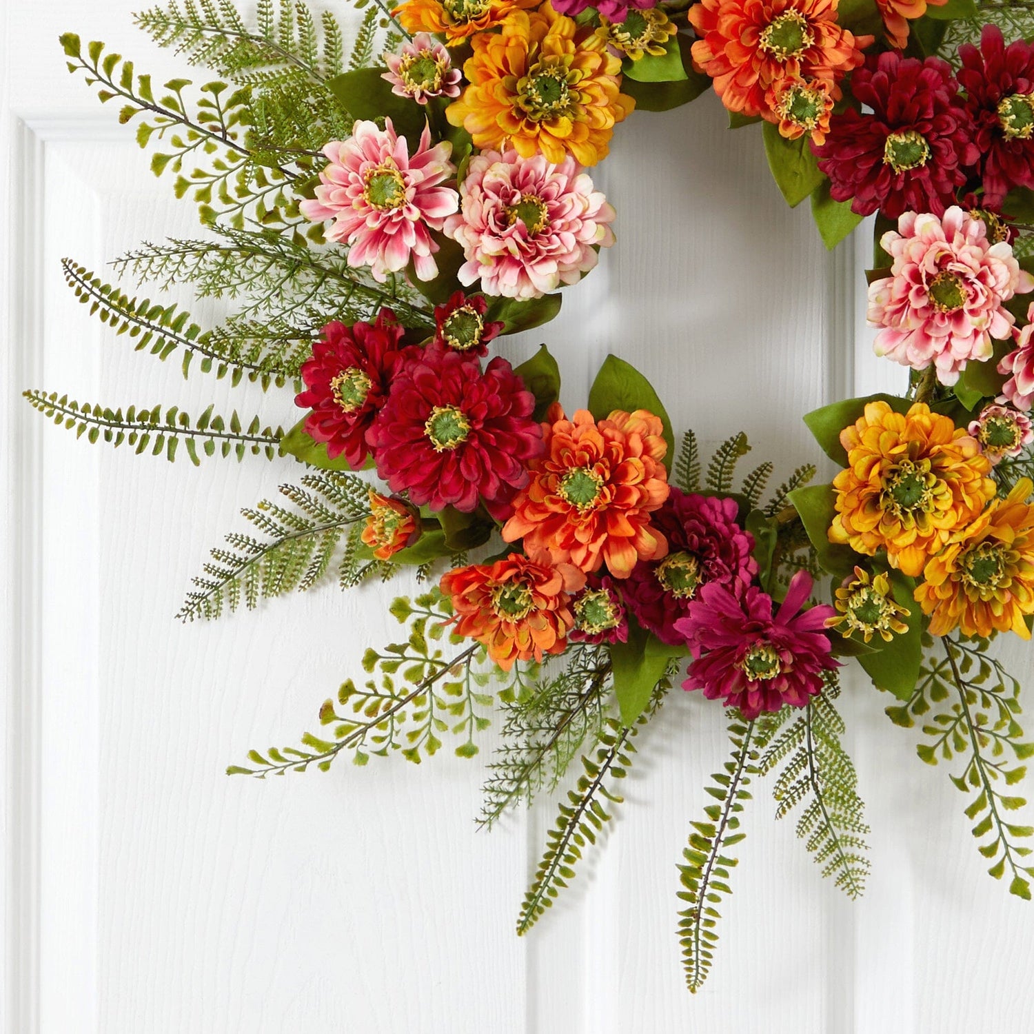 20" Mixed Flower Wreath"