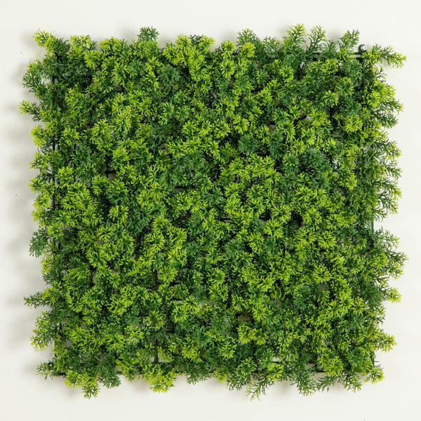 20” x 20” UV Resistant Irish Green Meadow Artificial Living Wall Panels (Indoor/Outdoor) - Set of 6