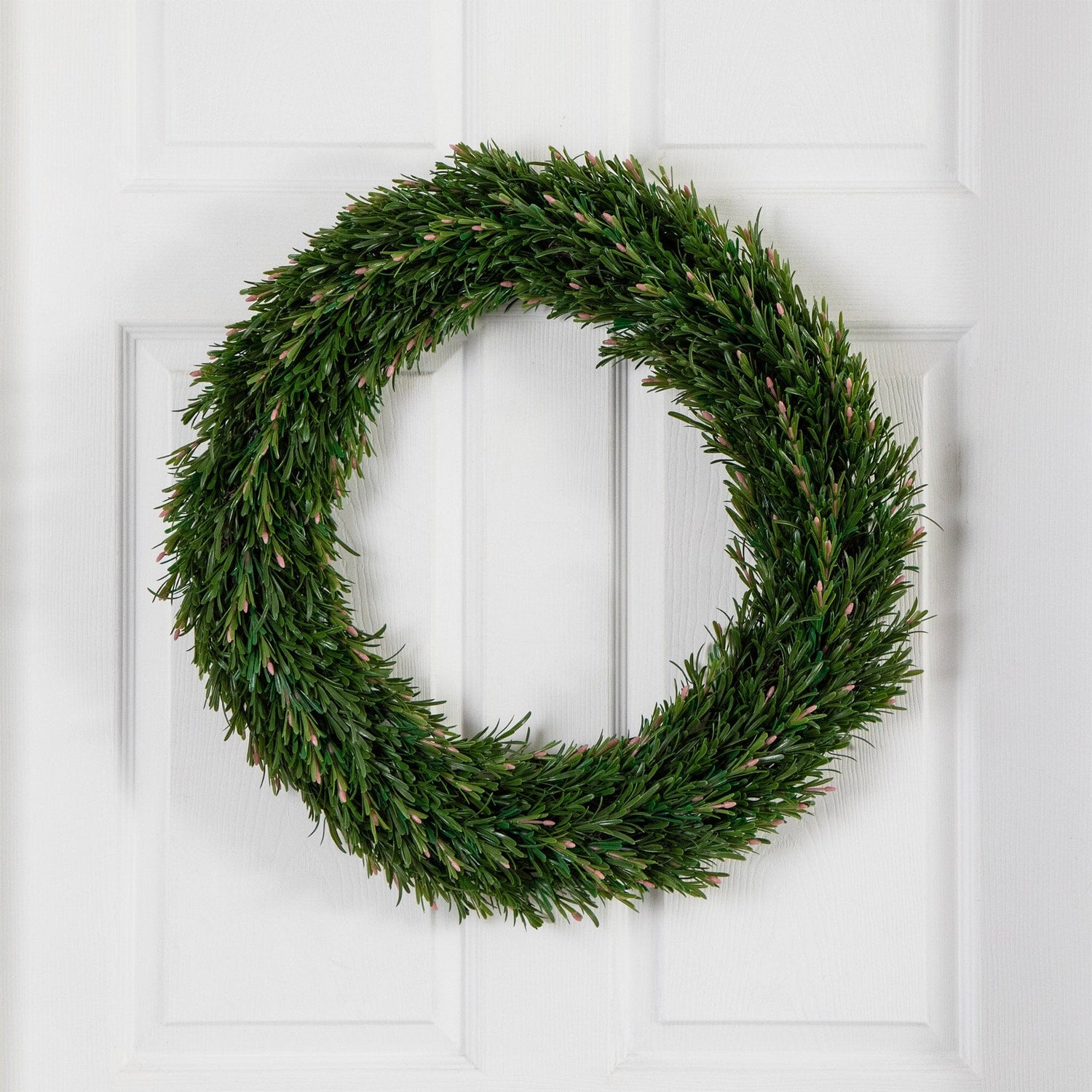 24” UV Resistant Rosemary Artificial Wreath (Indoor/Outdoor)