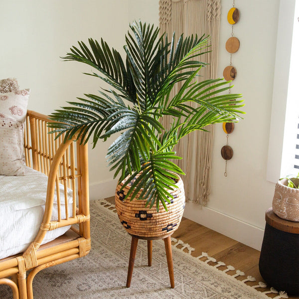 3’ Artificial Golden Cane Palm Tree