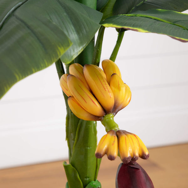 3’ Banana Artificial Tree in Terracotta Planter