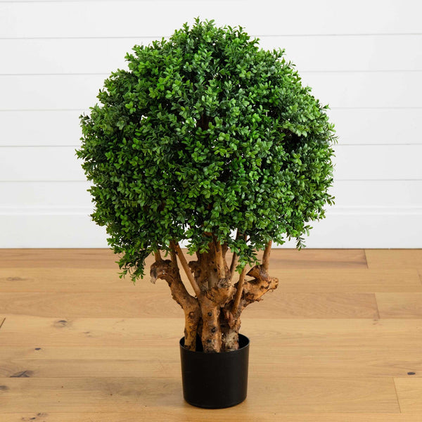 3' Boxwood Artificial Topiary Tree