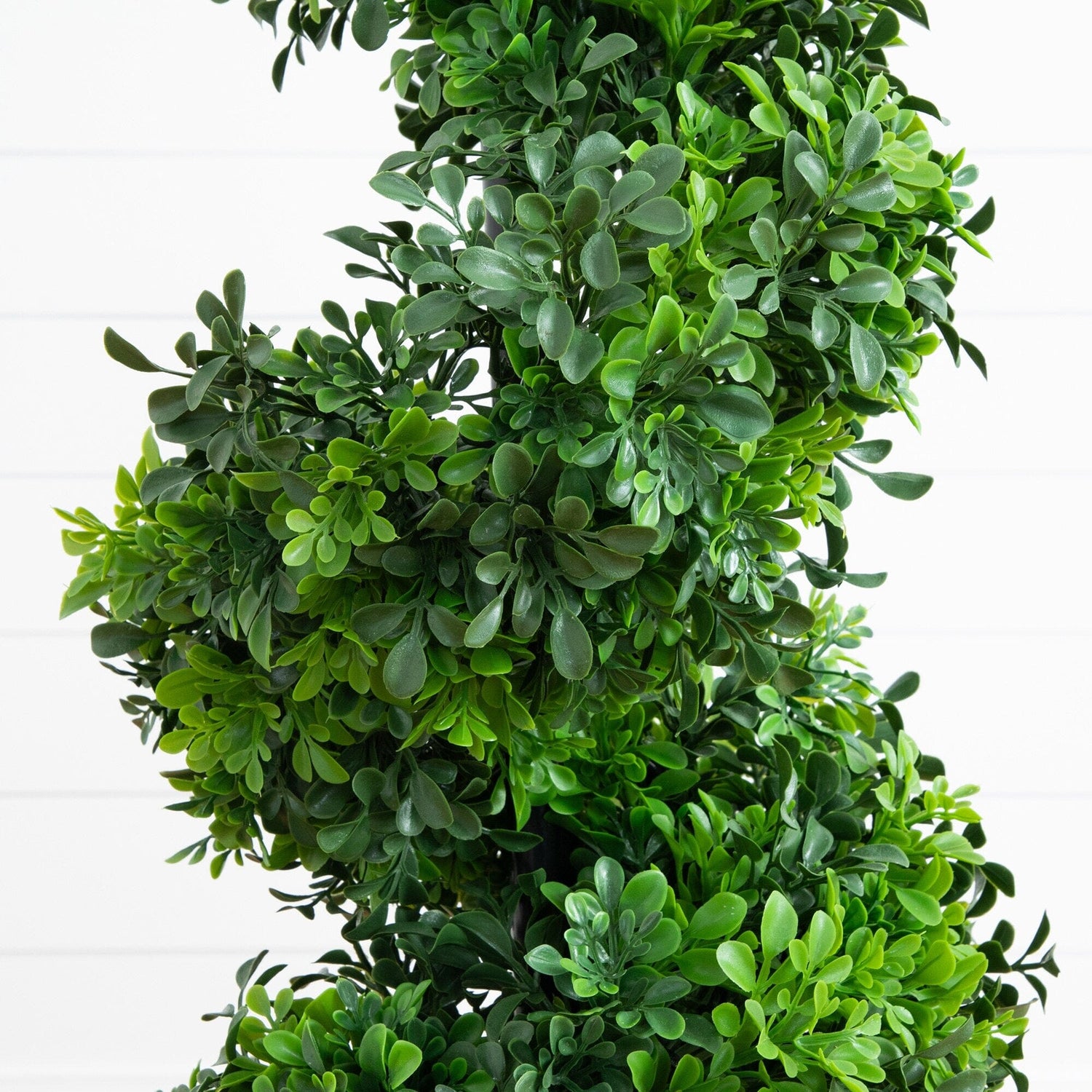 3’ UV Resistant Boxwood Spiral Topiary Artificial Tree in Decorative Planter (Indoor/Outdoor)