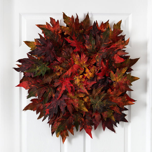 30" Maple Leaf Wreath"