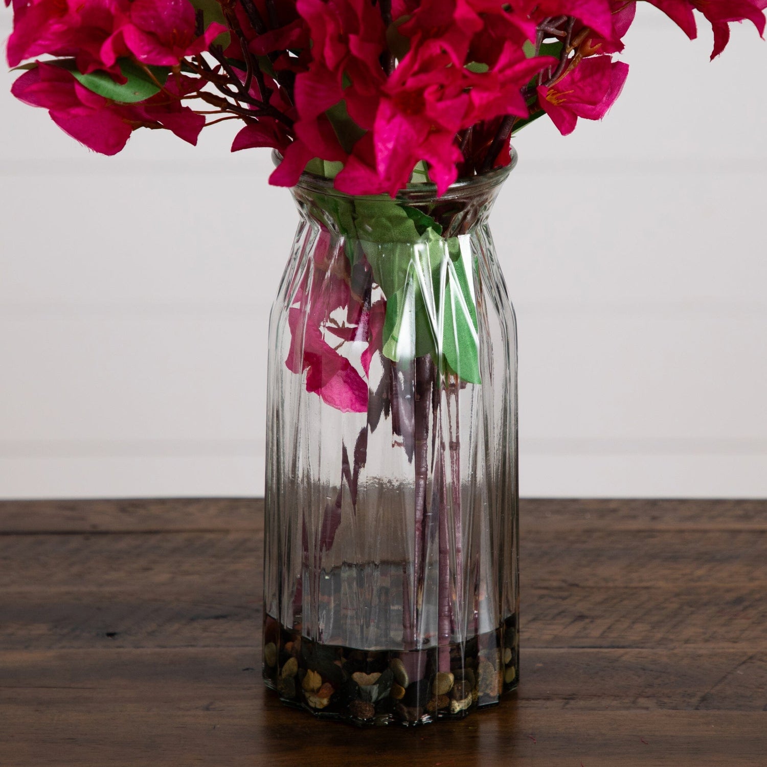 31” Artificial Pink Bougainvillea Arrangement in Vase