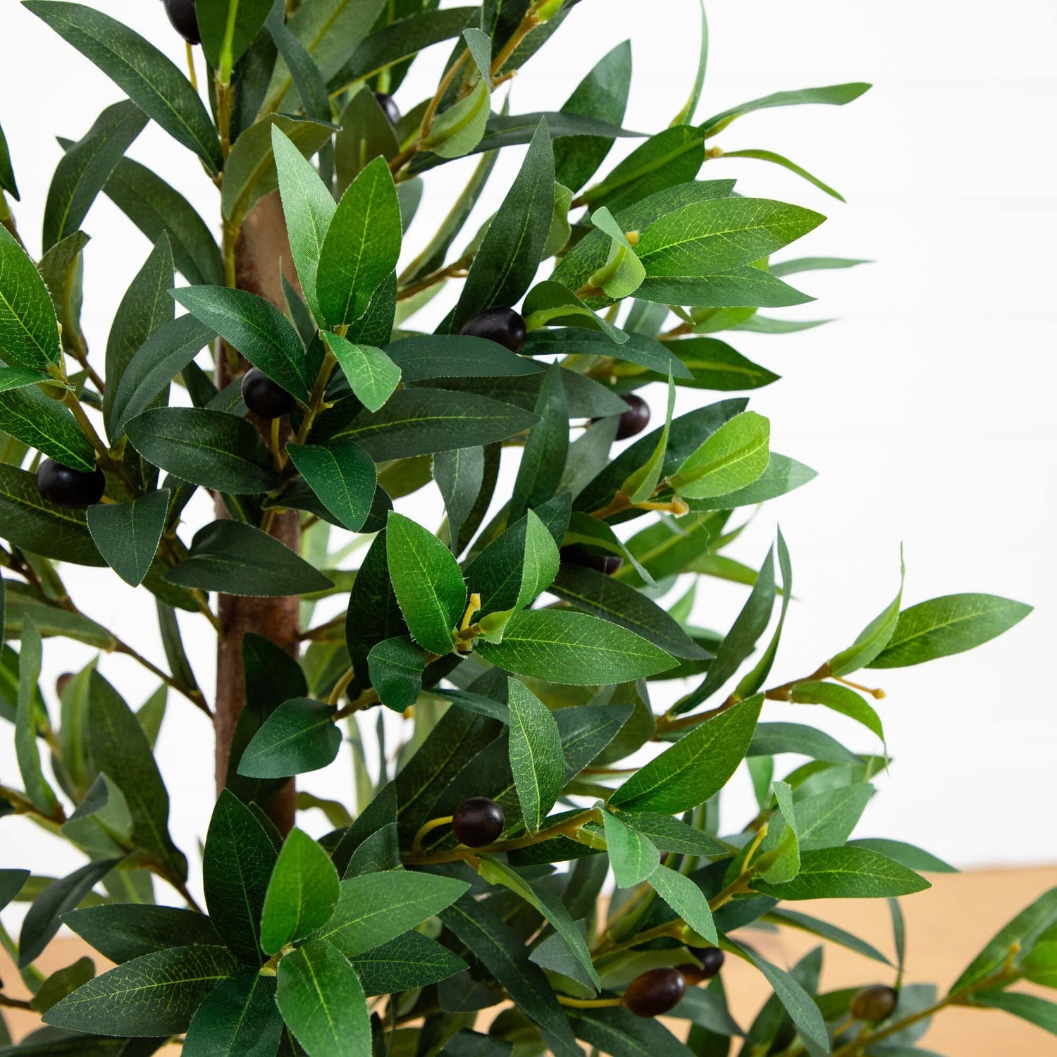 35” Olive Cone Topiary Artificial Tree UV Resistant (Indoor/Outdoor)