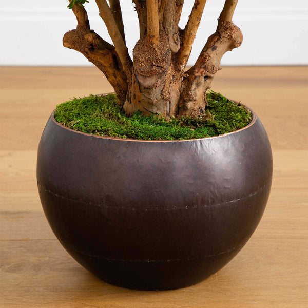 38” Boxwood Artificial Topiary Tree in Decorative Bowl (Indoor/Outdoor)