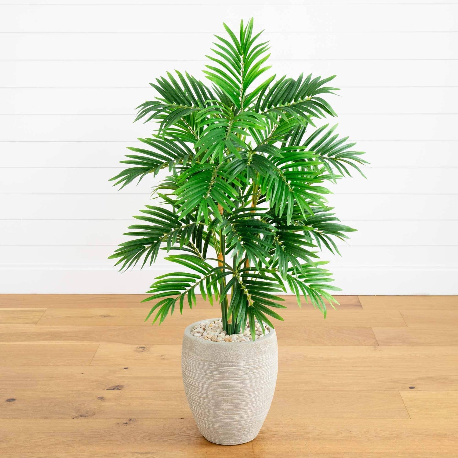 4’ Areca Artificial Palm Tree in Sand Colored Planter