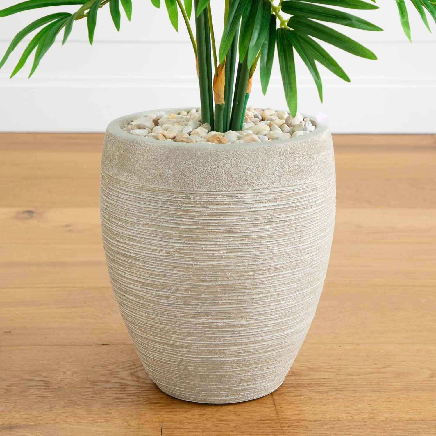 4’ Areca Artificial Palm Tree in Sand Colored Planter