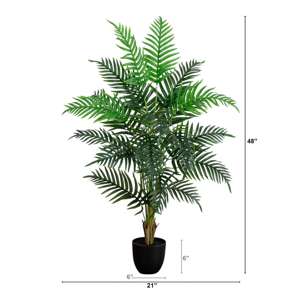 4’ Artificial Areca Palm Tree