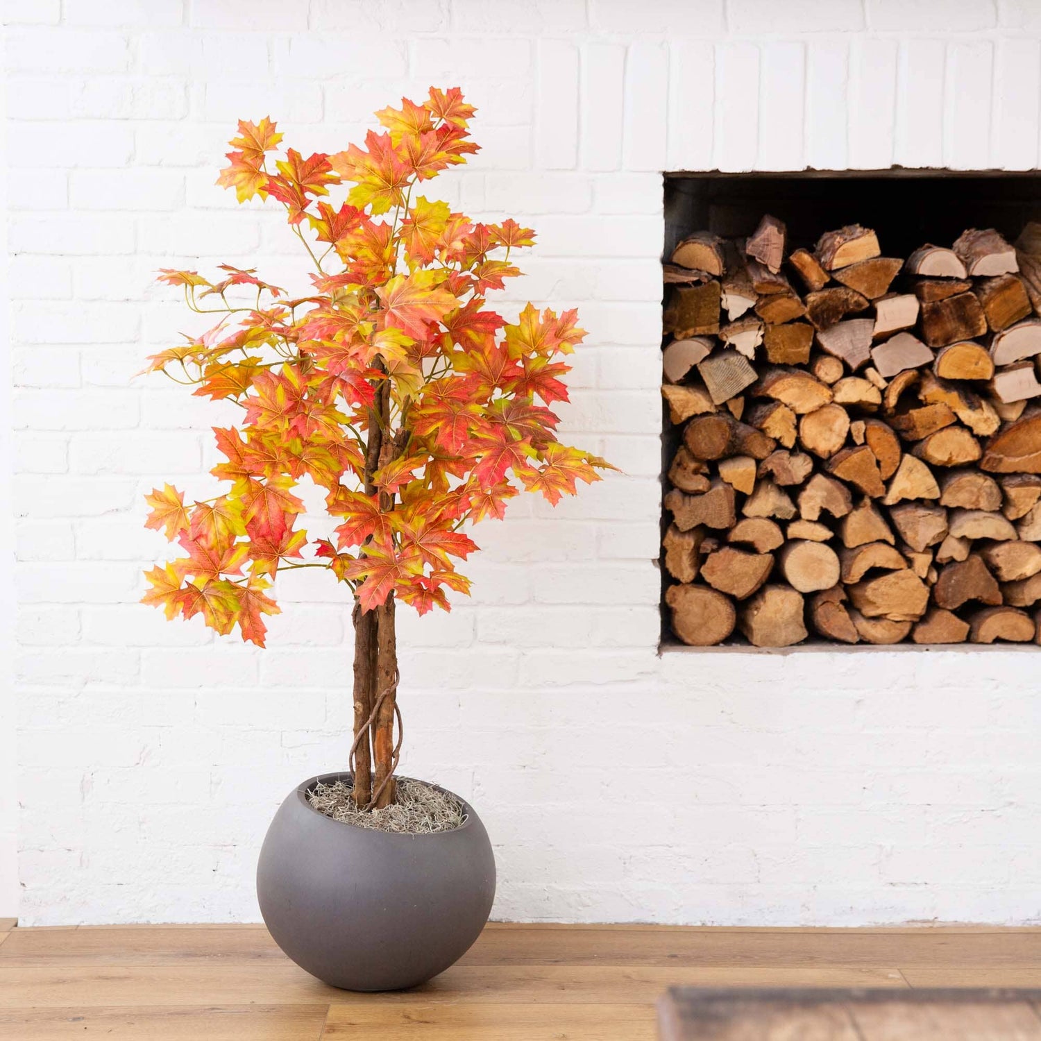 4’ Artificial Deluxe Fall Maple Tree