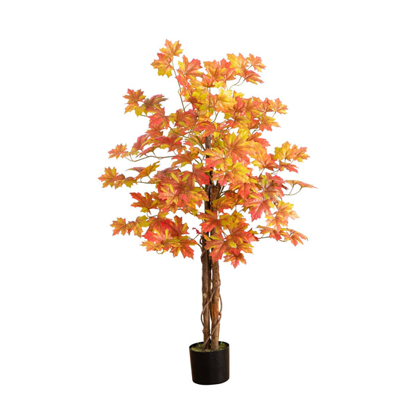 4’ Artificial Deluxe Fall Maple Tree