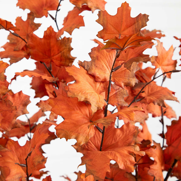 4’ Autumn Smoky Maple Artificial Fall Tree