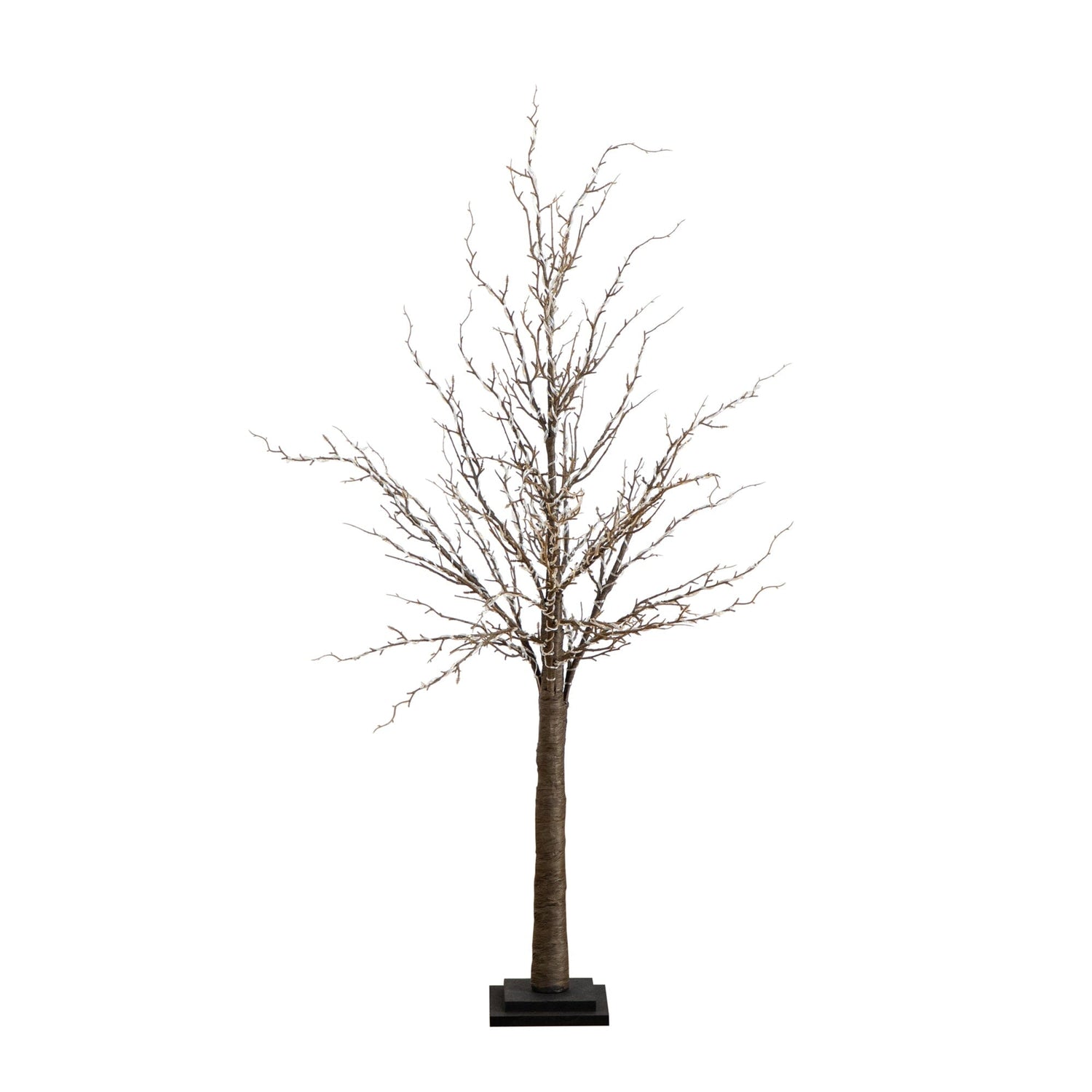 4’ Pre-Lit Artificial Trig Tree with 240 Warm White LED Lights