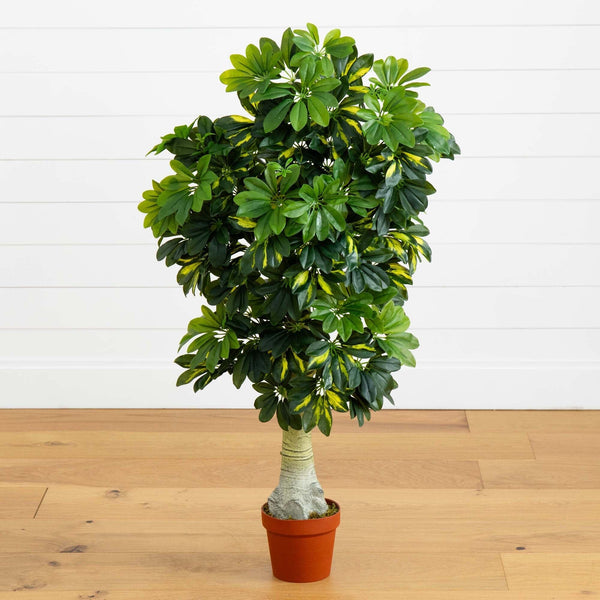 4’ Schefflera Silk Tree (Real Touch)