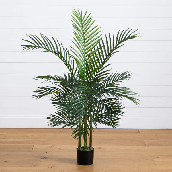 4' UV Resistant Artificial Areca Palm Tree (Indoor/Outdoor)