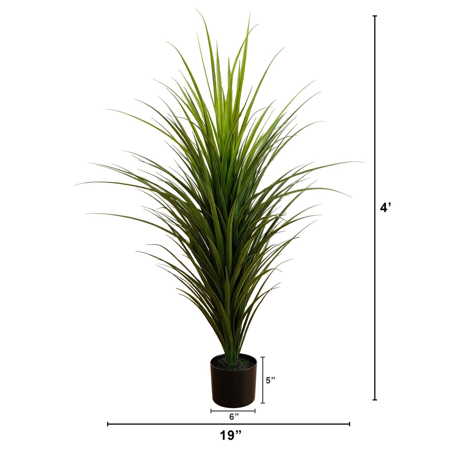 4’ UV Resistant Artificial Grass Plant (Indoor/Outdoor)