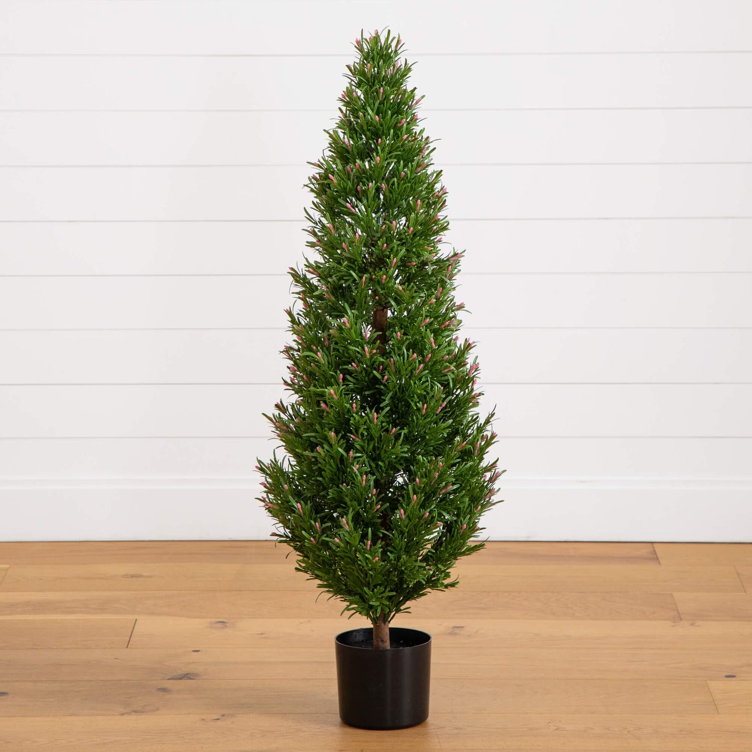 4' UV Resistant Artificial Rosemary Cone Topiary Tree (Indoor/Outdoor)