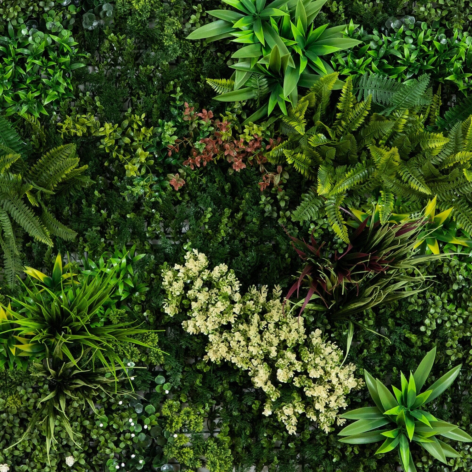 40” x 40” UV Resistant Amazon Rainforest Artificial Living Wall Panel (Indoor/Outdoor)