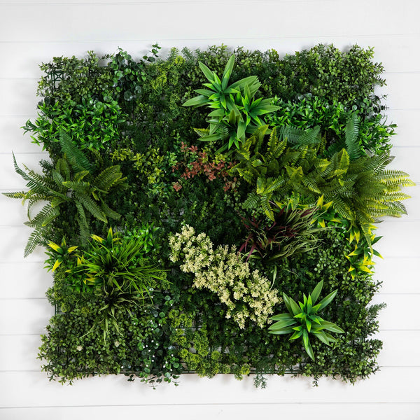 40” x 40” UV Resistant Amazon Rainforest Artificial Living Wall Panel (Indoor/Outdoor)