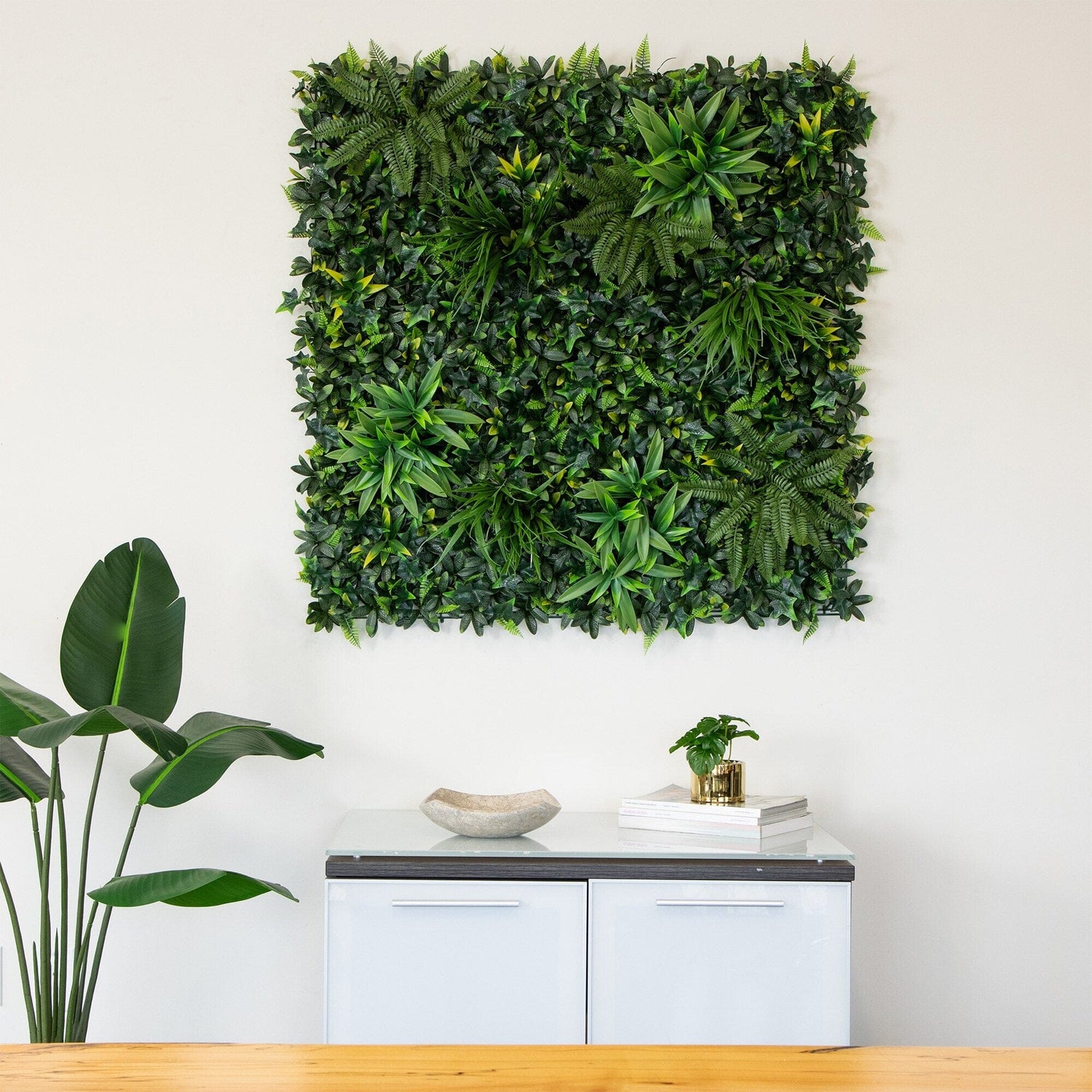 40” x 40” UV Resistant Andean Cloud Forest Artificial Living Wall Panel (Indoor/Outdoor)