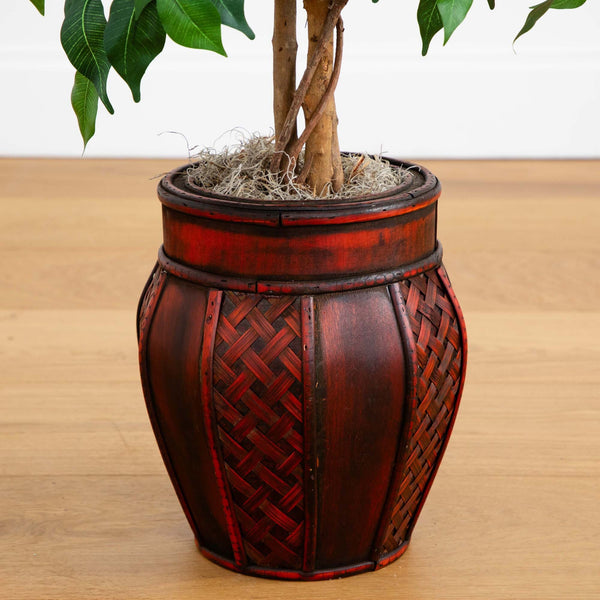 44” Ficus Tree w/Decorative Planter