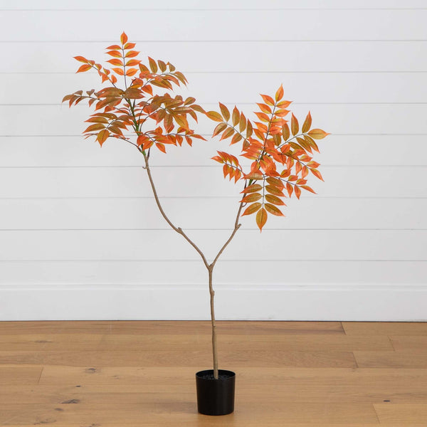 4ft. Autumn Minimalist Sumac Artificial Fall Tree