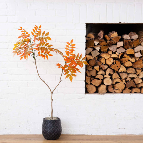 4ft. Autumn Minimalist Sumac Artificial Fall Tree