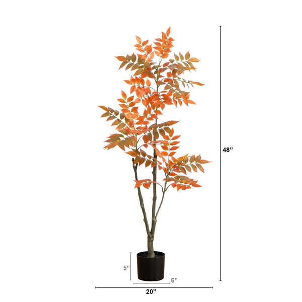 4ft. Autumn Sumac Artificial Fall Tree