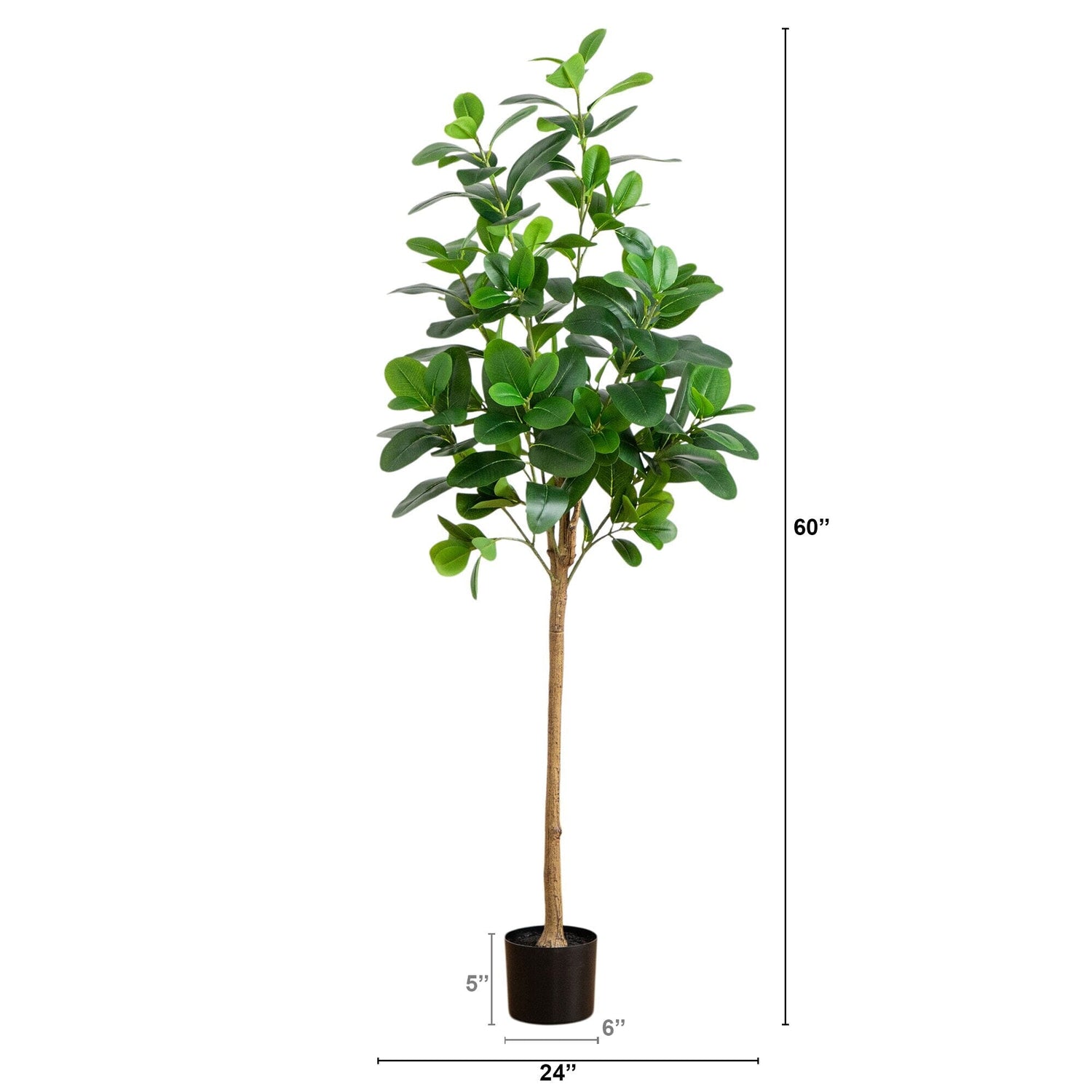 5’ Artificial Audrey Ficus Tree