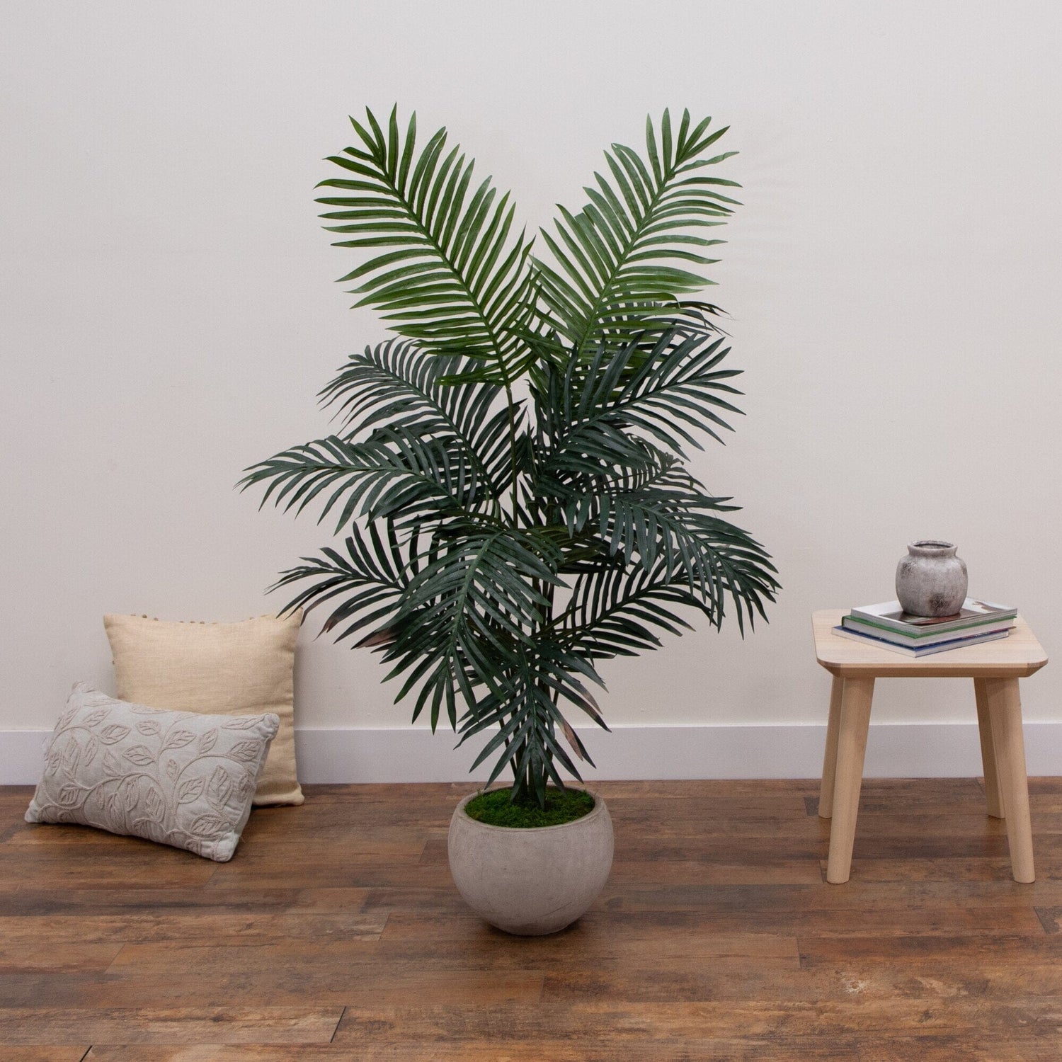 5’ Artificial Paradise Palm in Bowl Planter