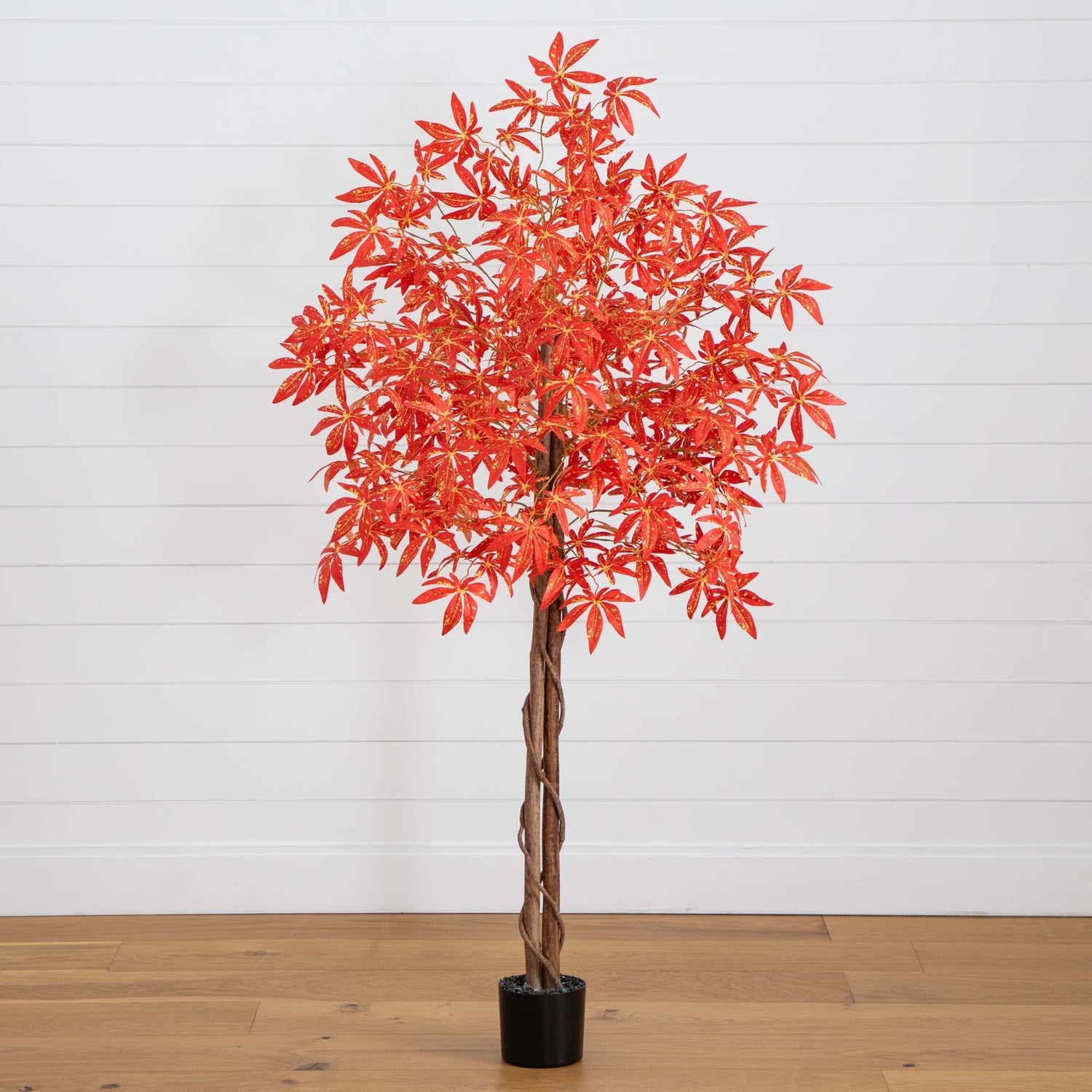 5’ Autumn Vibrant Maple Artificial Fall Tree