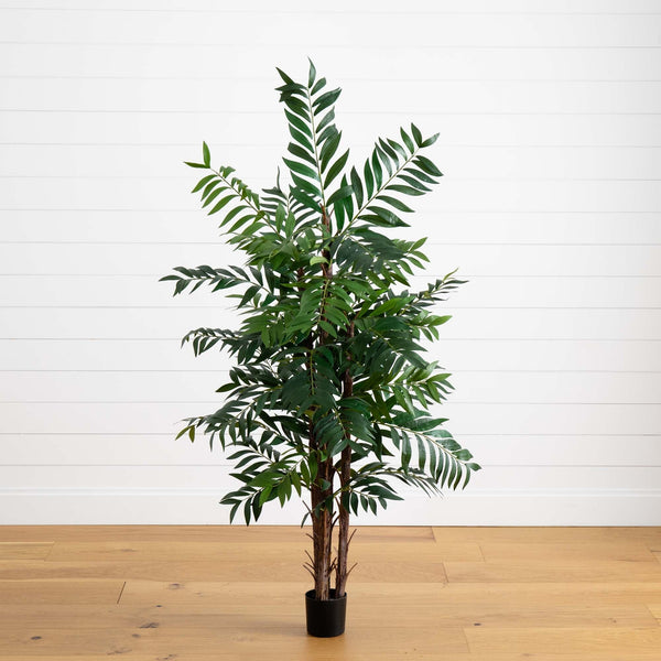 5' Bamboo Palm Artificial Silk Tree