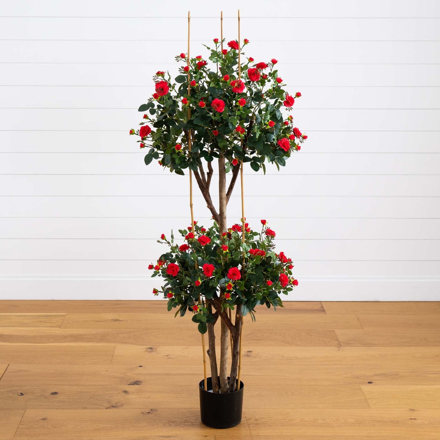 5' Mini Rose Silk Tree