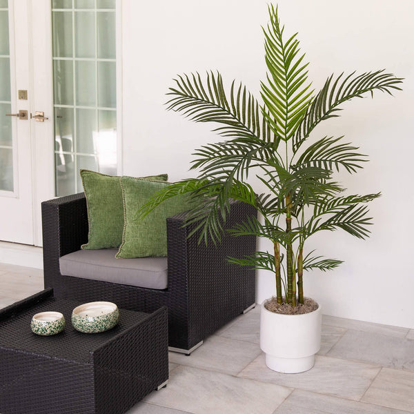 5' UV Resistant Artificial Areca Palm Tree (Indoor/Outdoor)