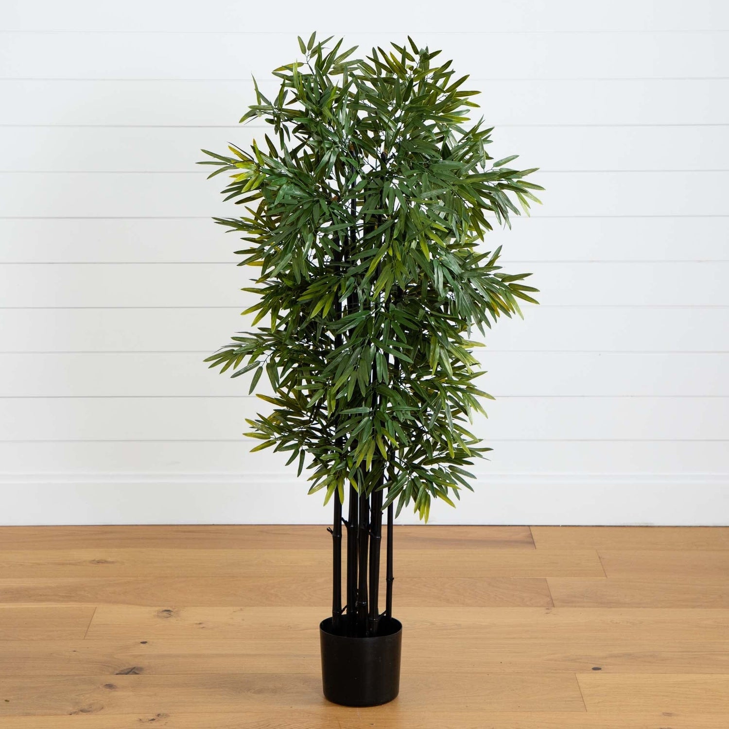 51” Bamboo Artificial Tree with Black Trunks UV Resistant (Indoor/Outdoor)
