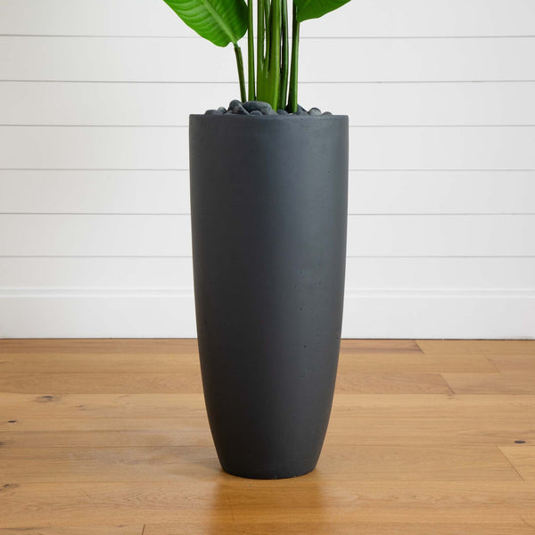 5.5’ Traveler's Palm Artificial Tree in Gray Planter