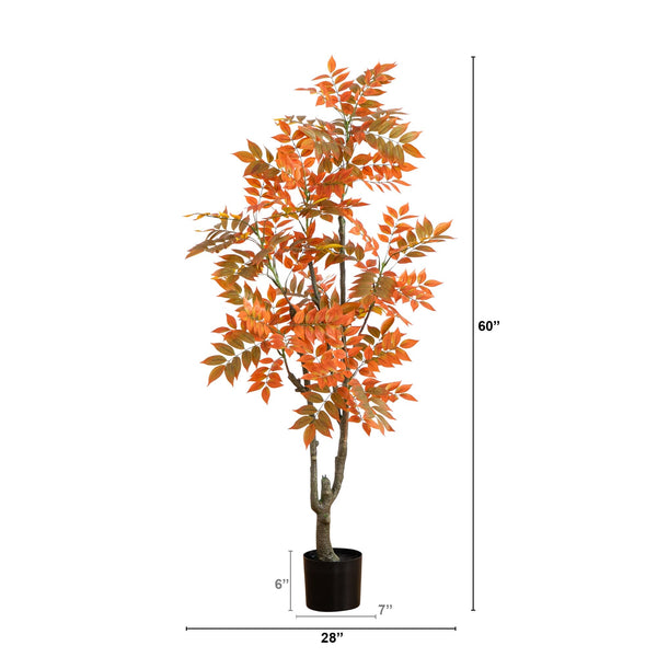 5ft. Autumn Sumac Artificial Fall Tree