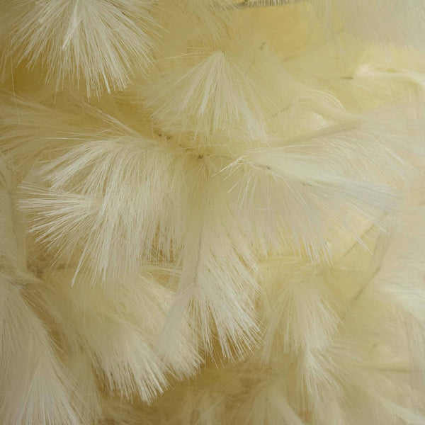 6’ Artificial Off-White Pampas Grass Christmas Tree