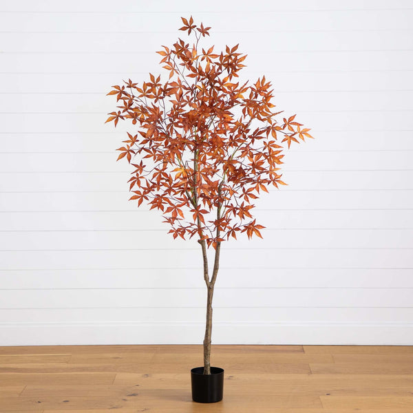 6' Autumn Japanese Maple Artificial Fall Tree