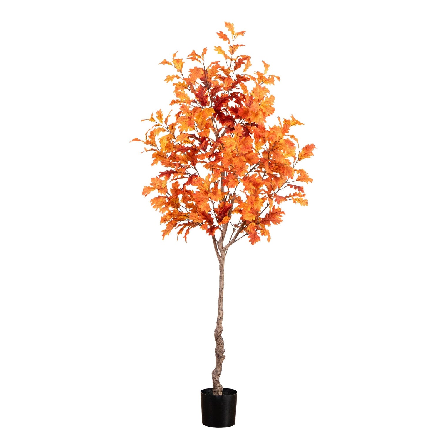 7’ Autumn Oak Artificial Fall Tree