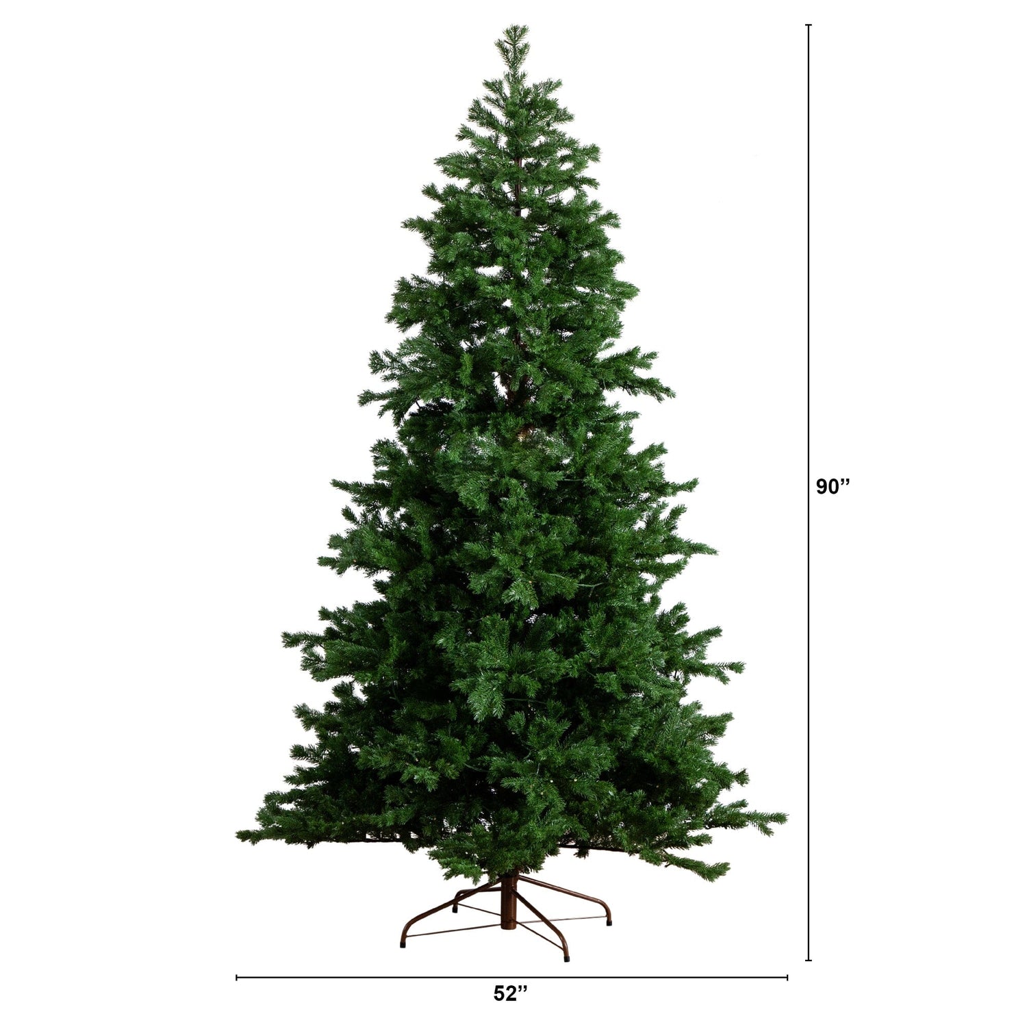 7.5’ Pre-Lit Artificial California Spruce Christmas Tree with 1000 Color Changing LED Lights