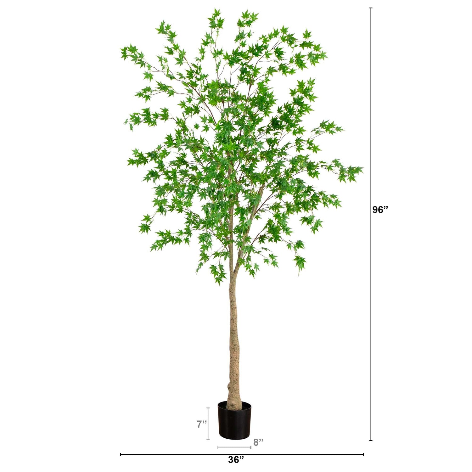 8’ Artificial Maple Tree