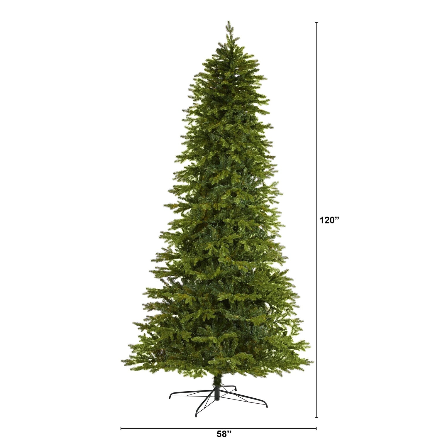 10’ Belgium Fir “Natural Look” Artificial Christmas Tree with 3514 Bendable Branches