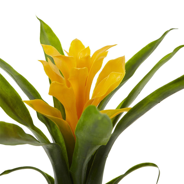 10” Bromeliad Artificial Flower (Set of 6)