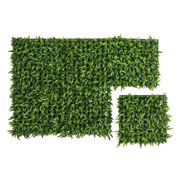 12” Grass Artificial Wall Mat (Indoor/Outdoor) (Set of 6)